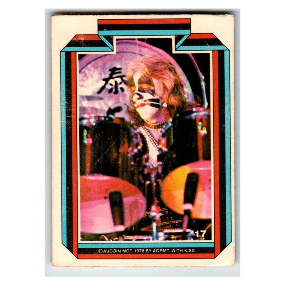 KISS Peter Criss (The Catman) 1978 KISS Trading Cards Card #17